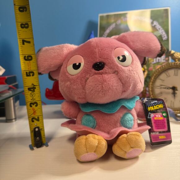 Detective Pikachu Snubbull Plush NWT 2019 Pokémon WCT Rare - Picture 2 of 7
